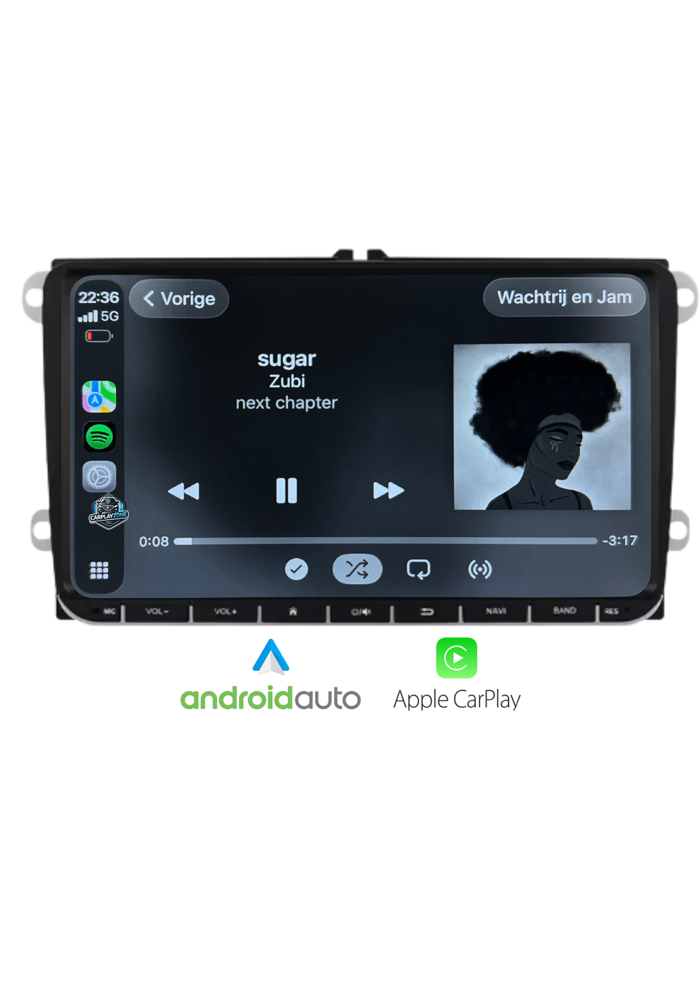 Skoda-Bildschirm (9 Zoll) | Kabelloses CarPlay & Android Auto | 64 GB