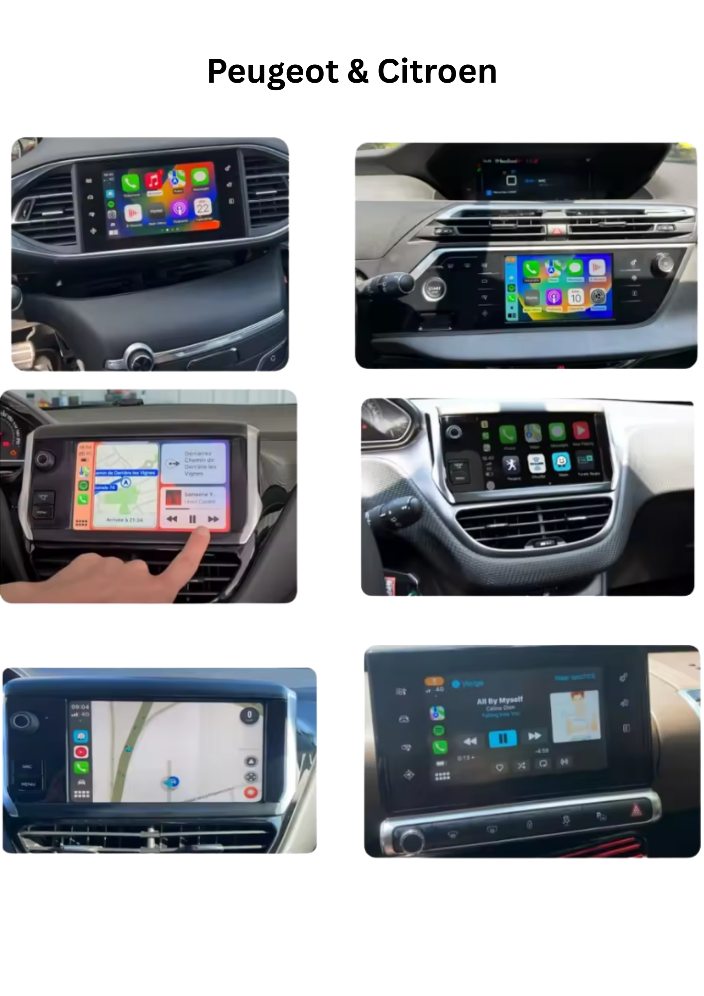 Peugeot 208 & 2008 | CarPlay & Android Auto | 2012–2018 | 64 GB