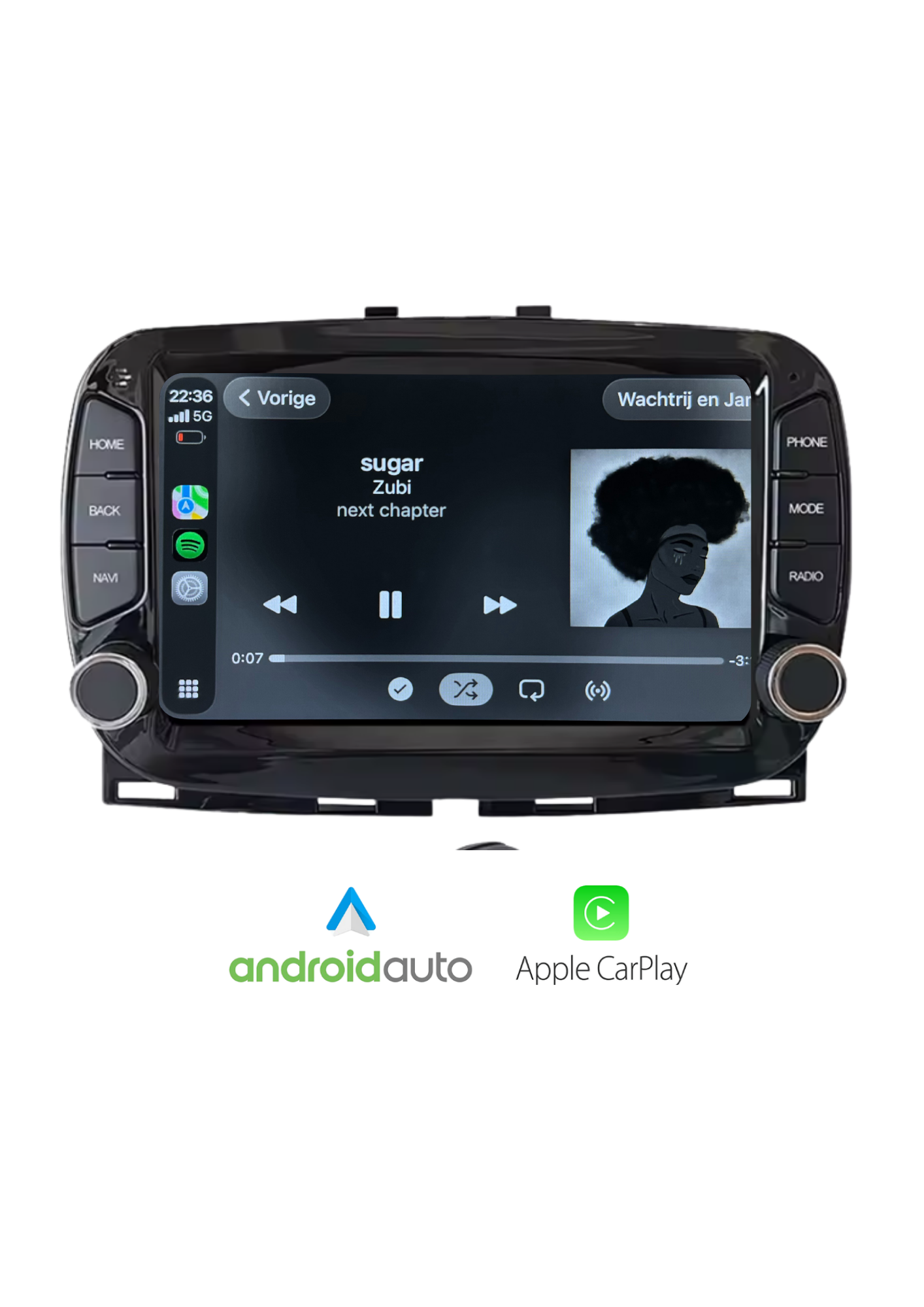 Fiat 500 | CarPlay & Android Auto | 2016-2019 | 64GB