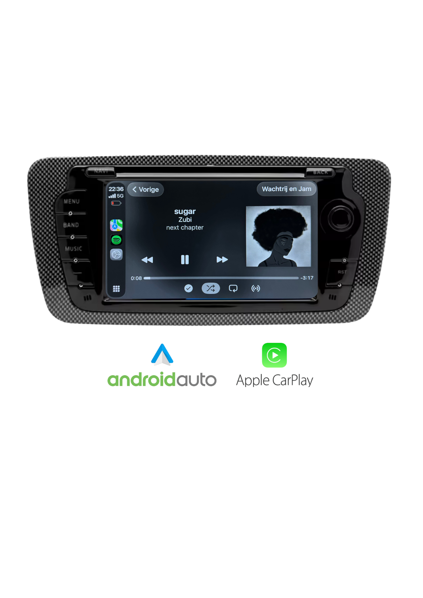 Seat Ibiza 7 Inch - CarPlay & Android auto - 64GB