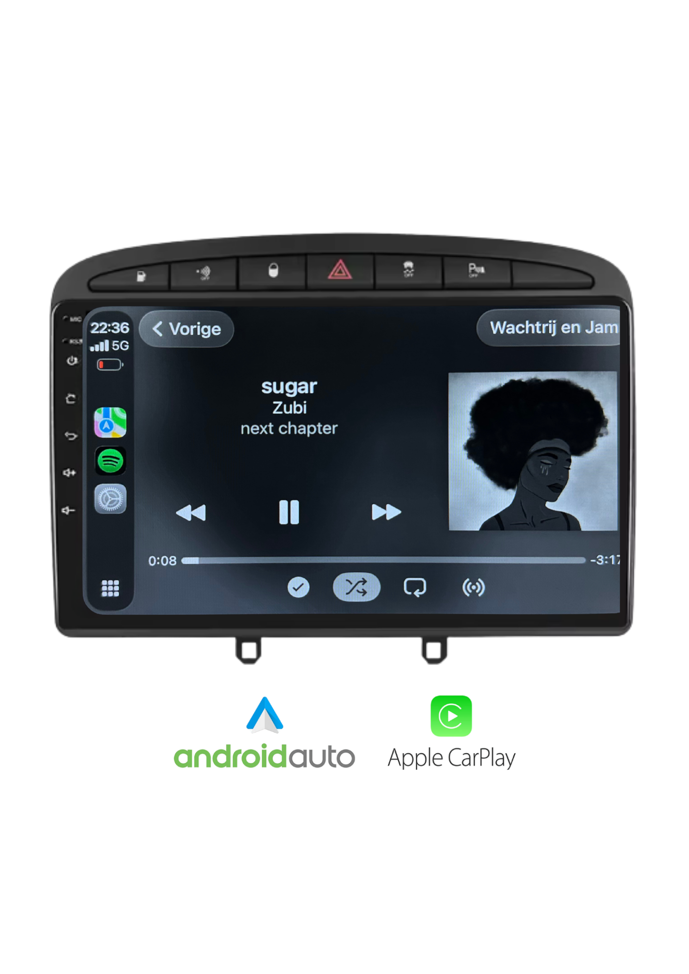 Peugeot 308 | CarPlay & Android Auto | 2007-2015 | 64 GB