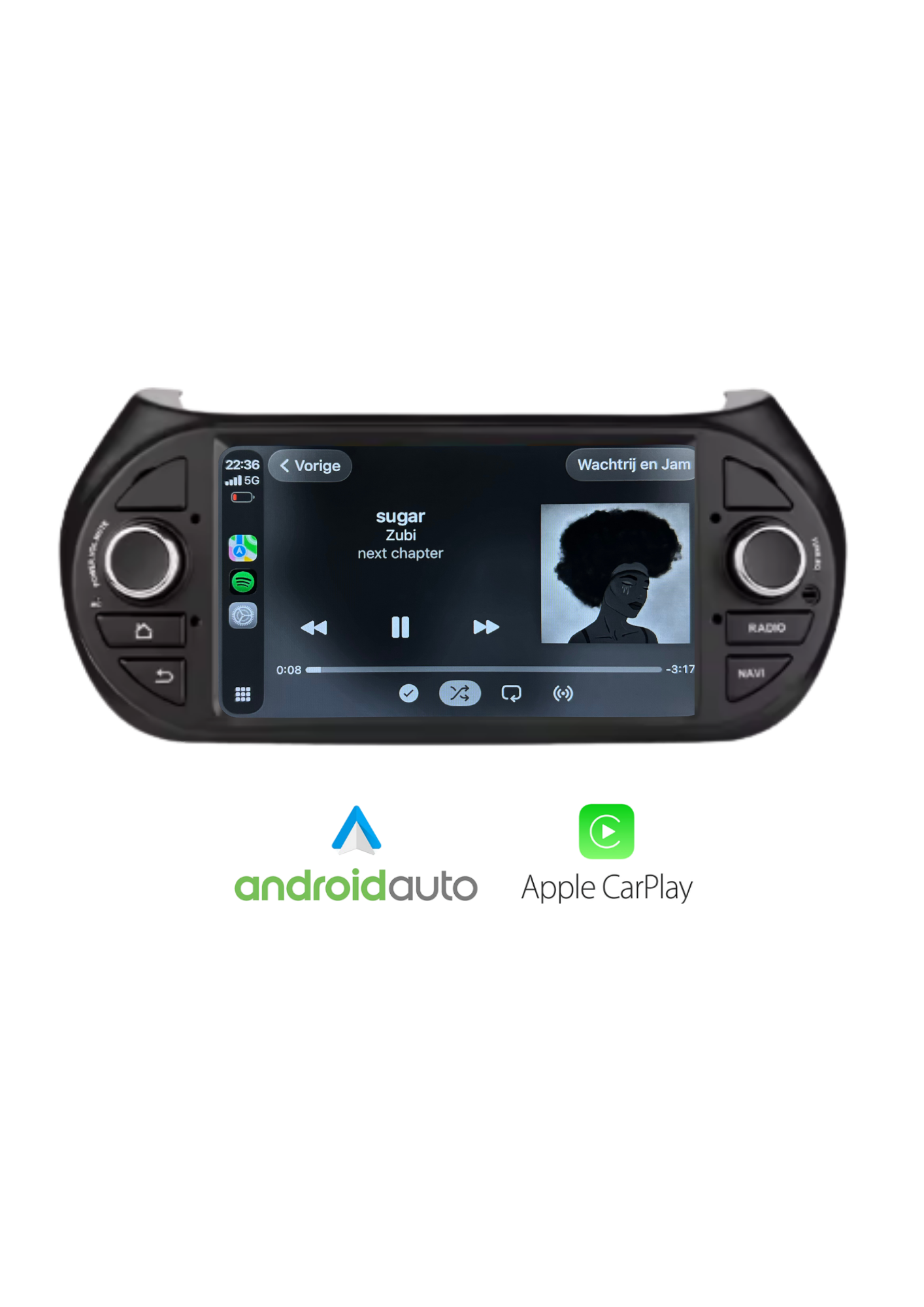 Citroen Nemo | Fiat Fiorino | Peugeot Bipper | CarPlay & Android Auto | 2008-2017