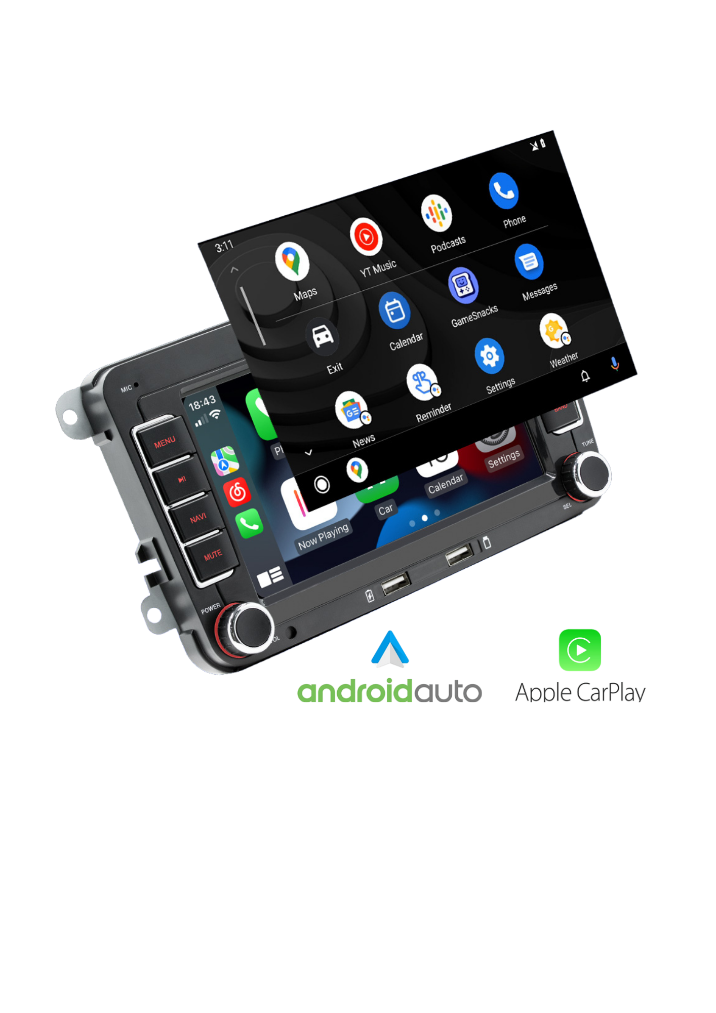 Seat scherm | Carplay & Android auto draadloos | 64 GB