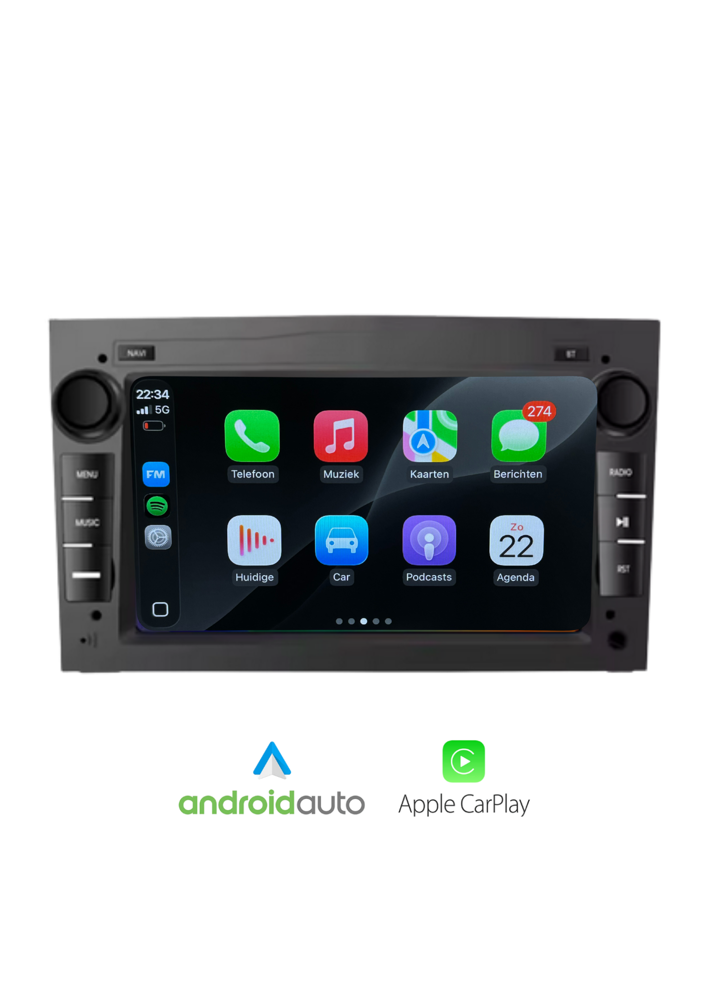 Seat Bildschirm | Kabelloses CarPlay & Android Auto | 64 GB