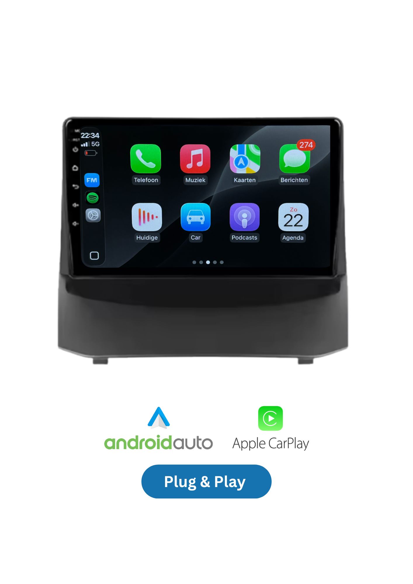 Ford Fiesta MK7 | CarPlay & Android Auto | 2009-2017 | 64GB