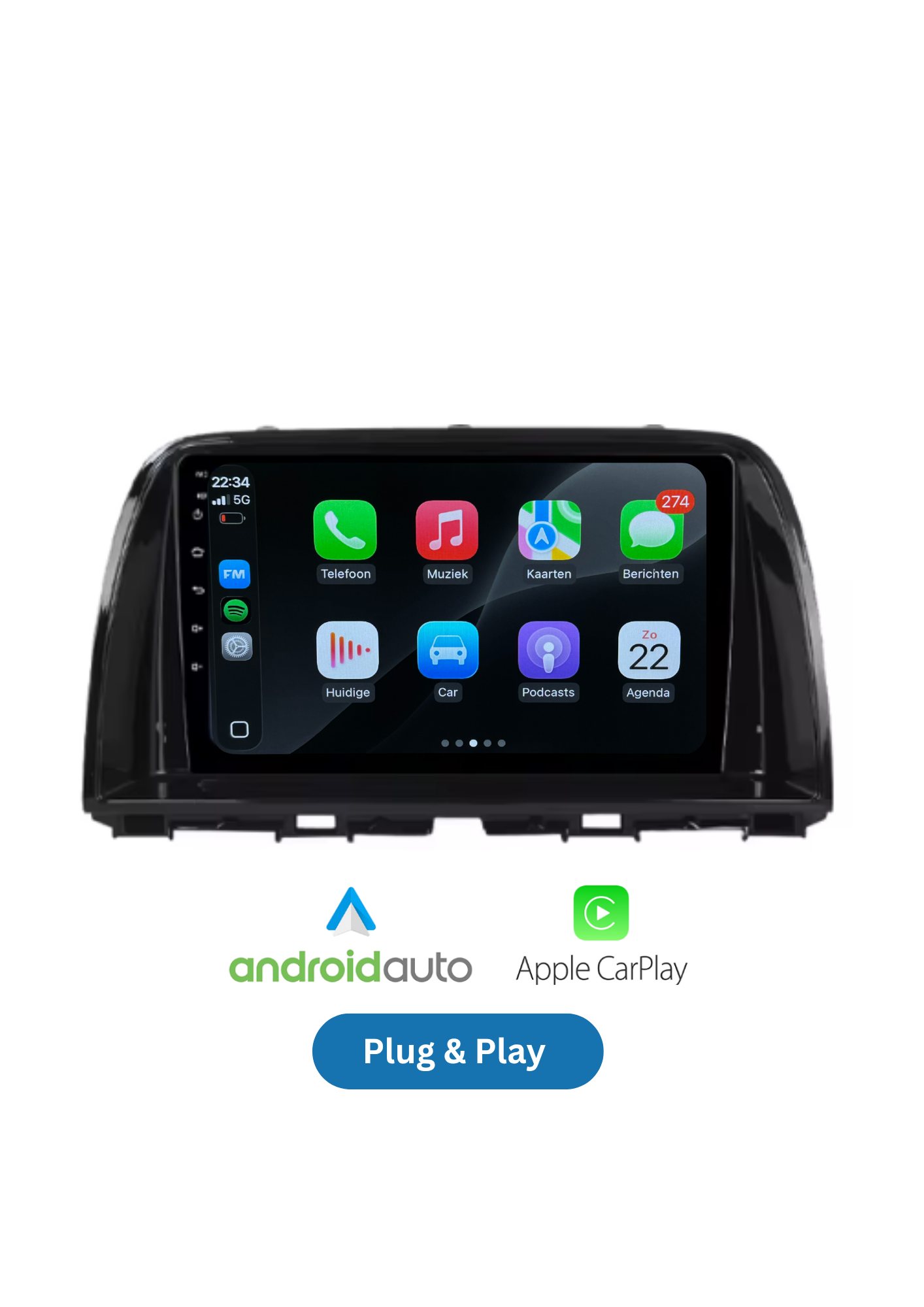 KIA Picanto | CarPlay &amp; Android Auto | 2011–2016 | 64 GB