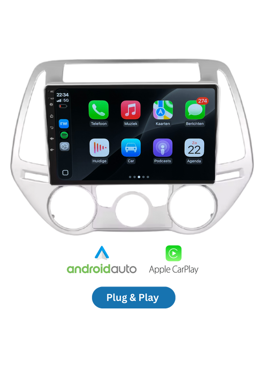 Hyundai I20 | 2010-2014 | Draadloos Carplay & Android auto | 64GB