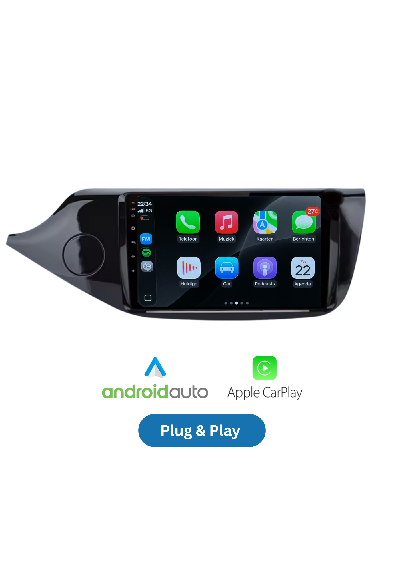 KIA Picanto | CarPlay &amp; Android Auto | 2011–2016 | 64 GB