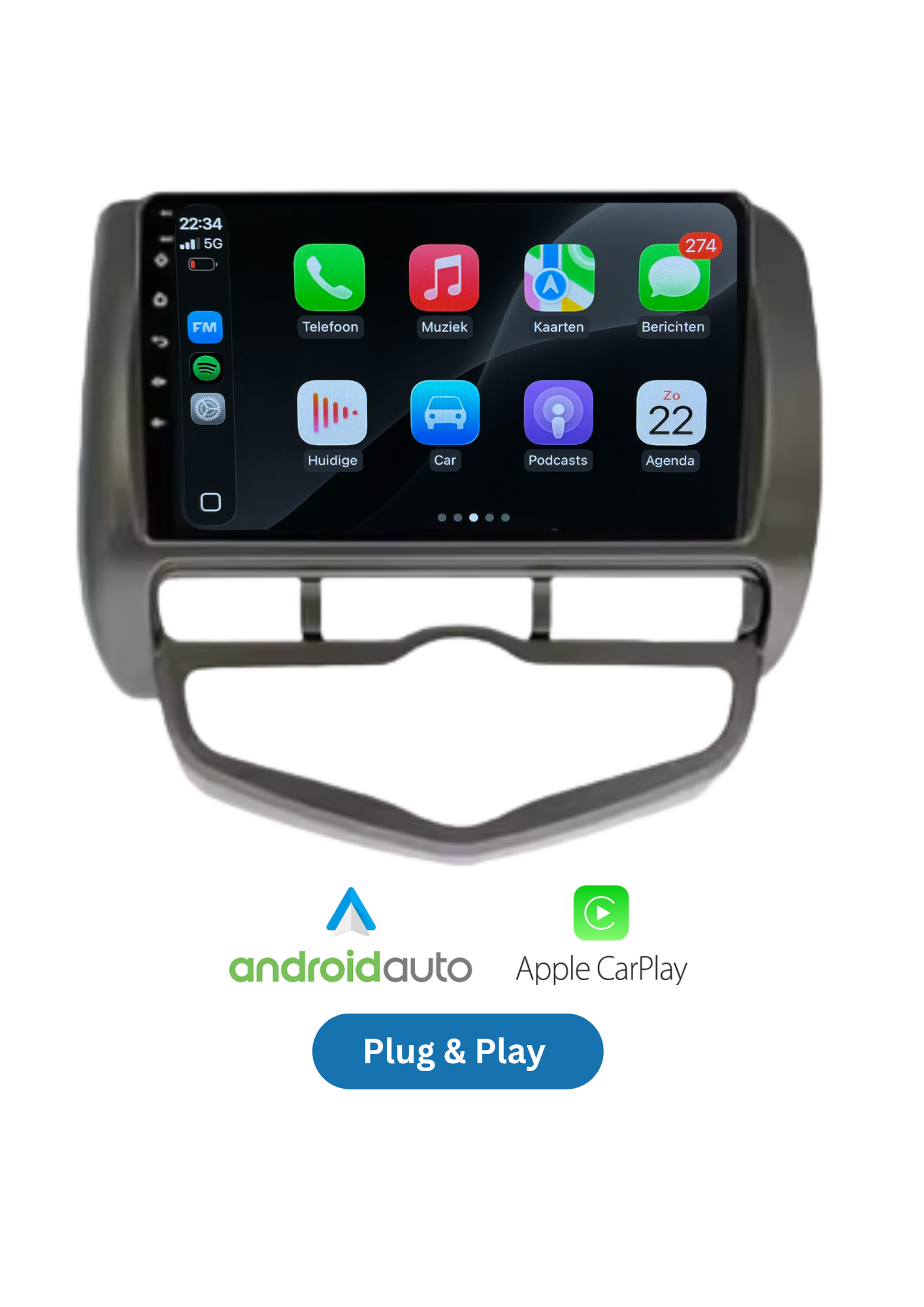 KIA Picanto | CarPlay &amp; Android Auto | 2011–2016 | 64 GB