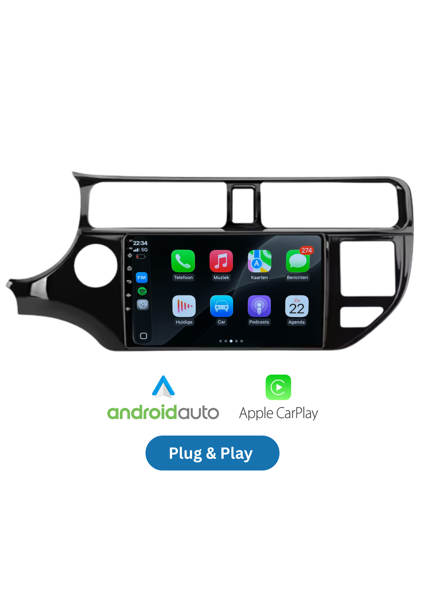 KIA Picanto | CarPlay &amp; Android Auto | 2011–2016 | 64 GB
