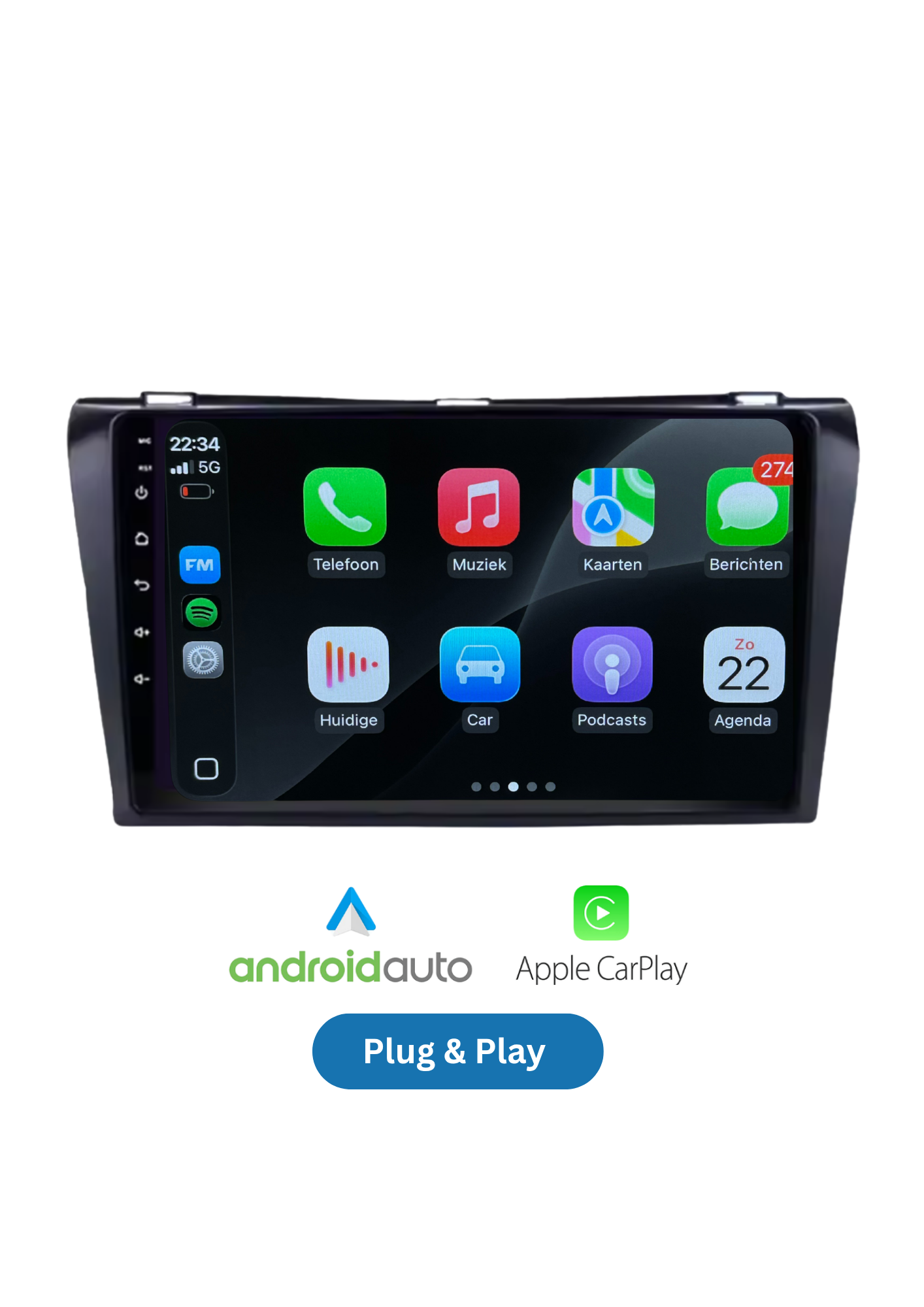 KIA Picanto | CarPlay &amp; Android Auto | 2011–2016 | 64 GB