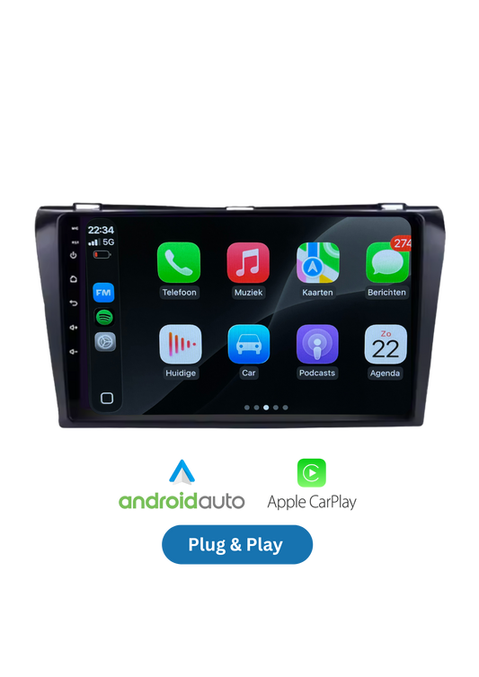 Mazda 3 | CarPlay & Android Auto | 2004-2009 | 64GB