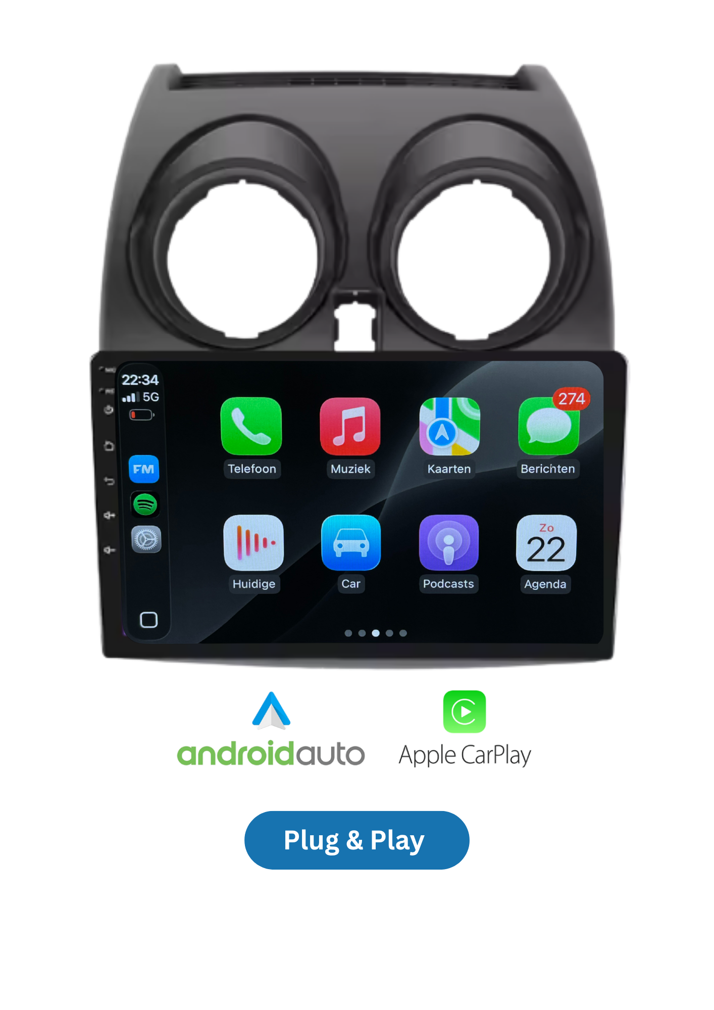 KIA Picanto | CarPlay &amp; Android Auto | 2011–2016 | 64 GB