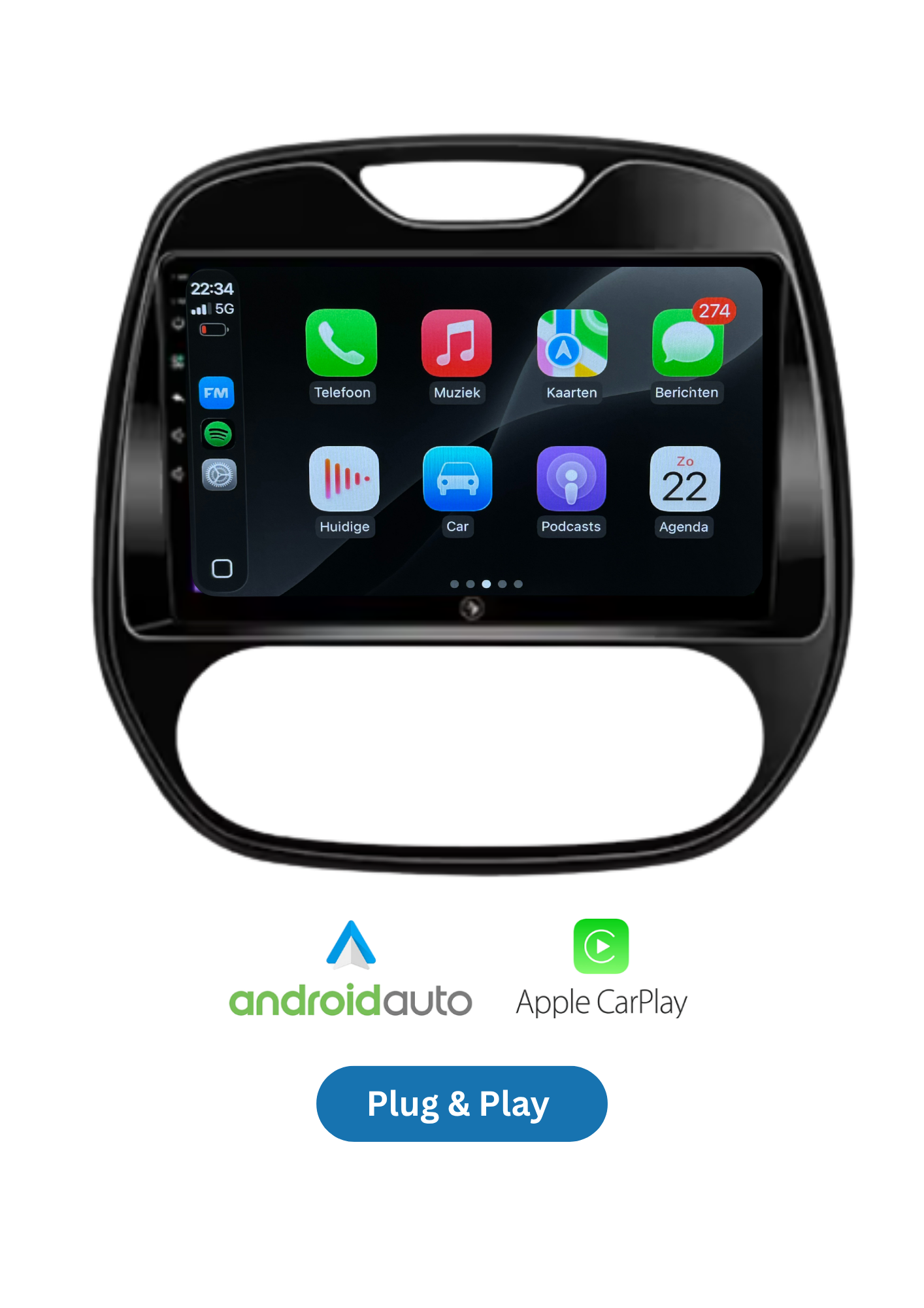 Renault Captur | CarPlay & Android Auto | 2013-2020 | 64GB