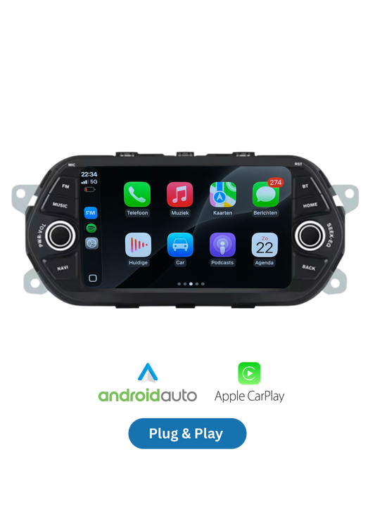 Fiat Egea / Tipo | CarPlay & Android Auto | 2015-2023 | 64GB
