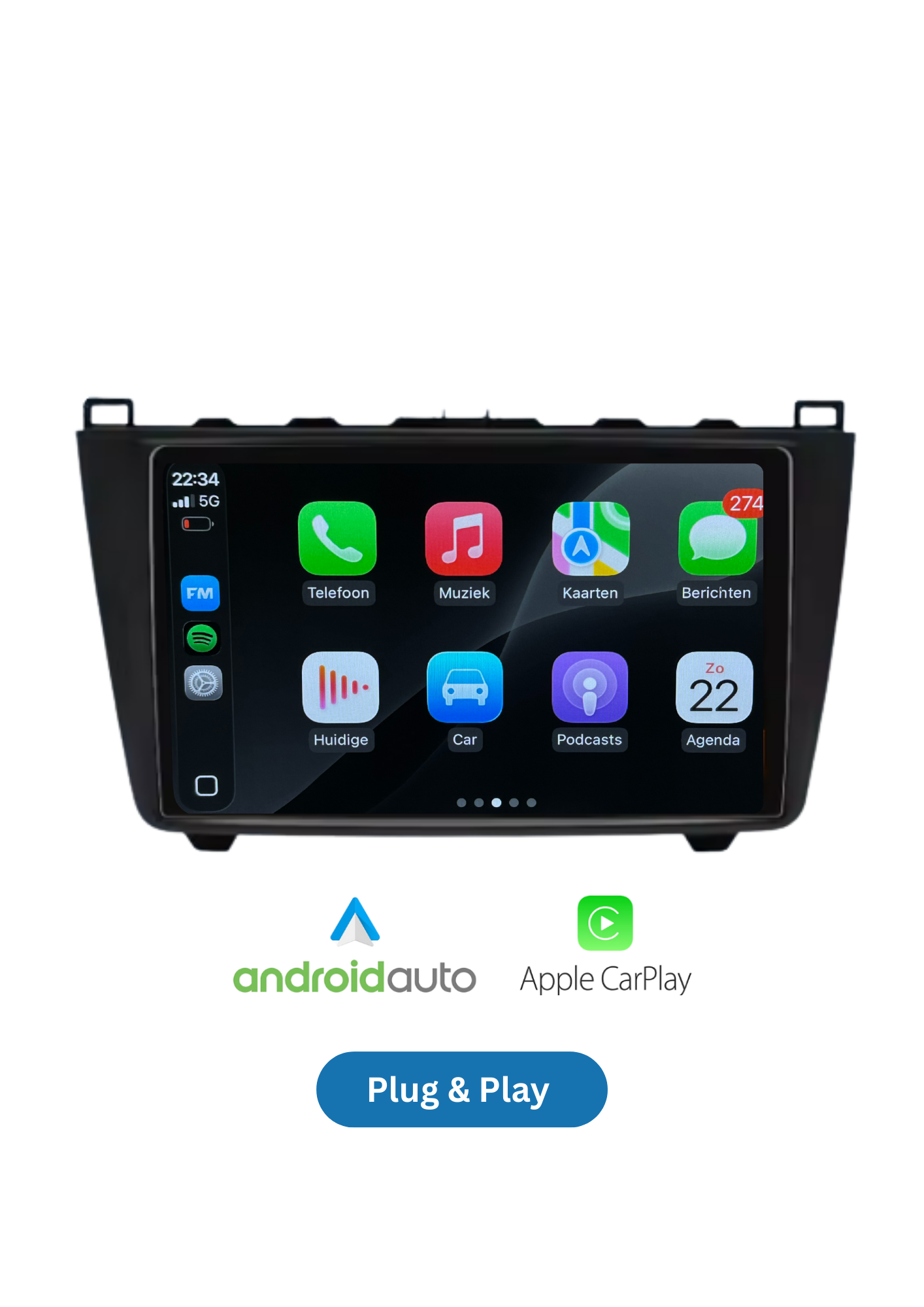 KIA Picanto | CarPlay &amp; Android Auto | 2011–2016 | 64 GB