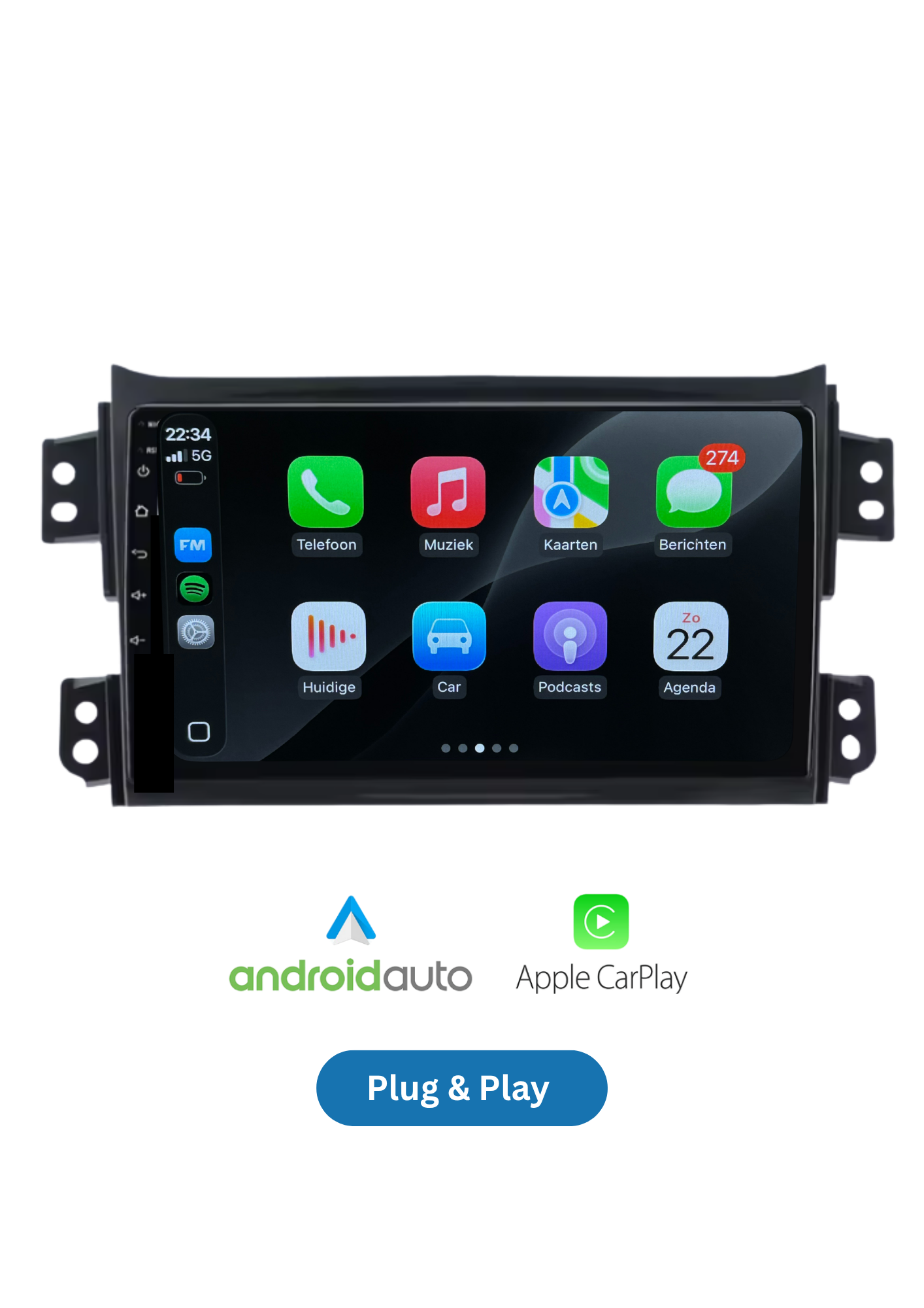Opel Agila | CarPlay & Android Auto | 2008-2014 | 64GB