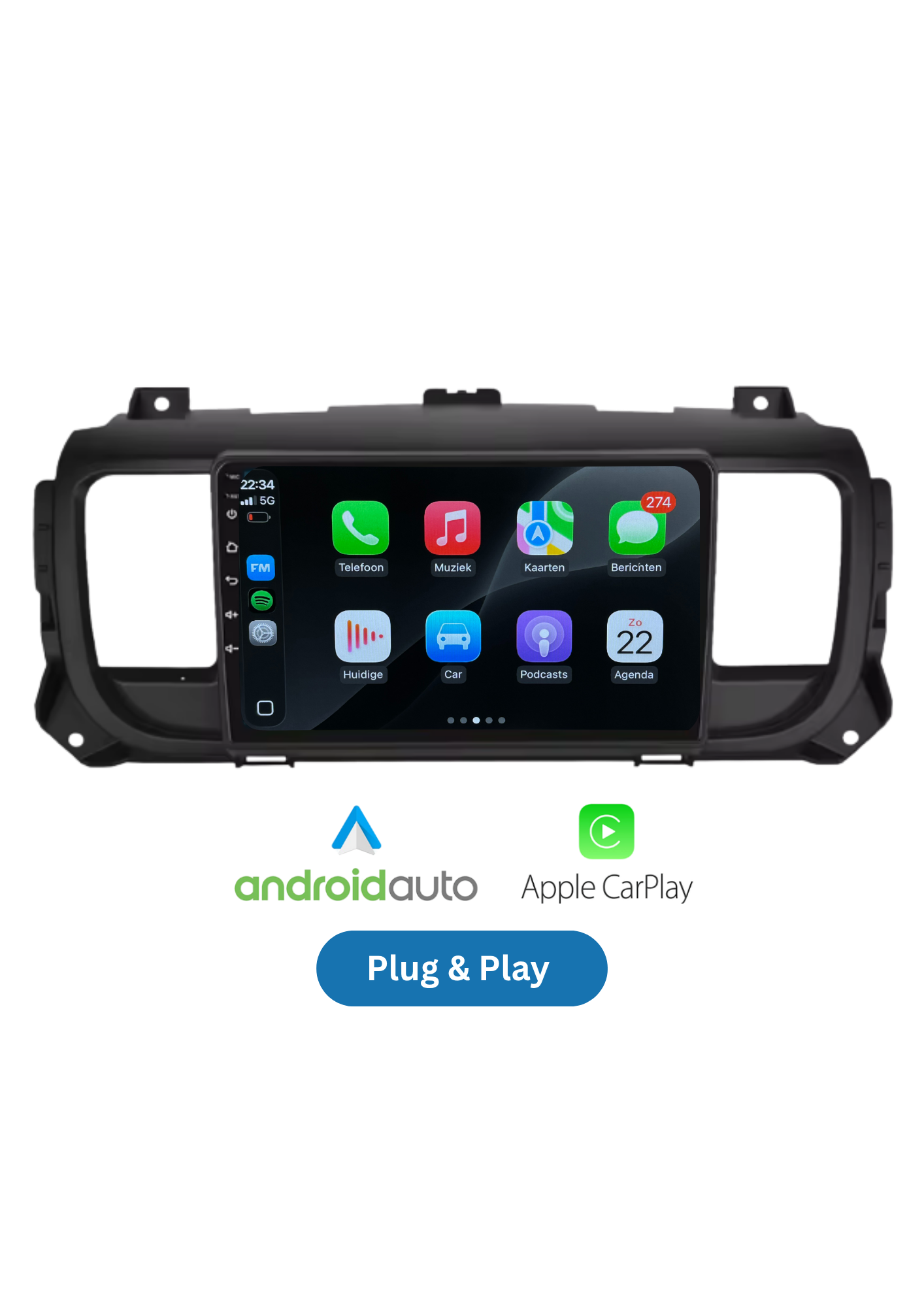 Peugeot 207 207CC | CarPlay &amp; Android Auto | 2006–2015 |