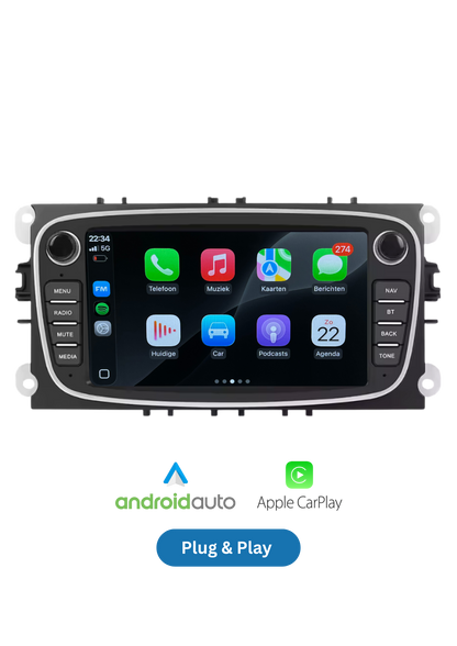 Ford Focus / Mondeo / S MAX / Galaxy / Transit / Kuga | CarPlay & Android Auto | 64GB