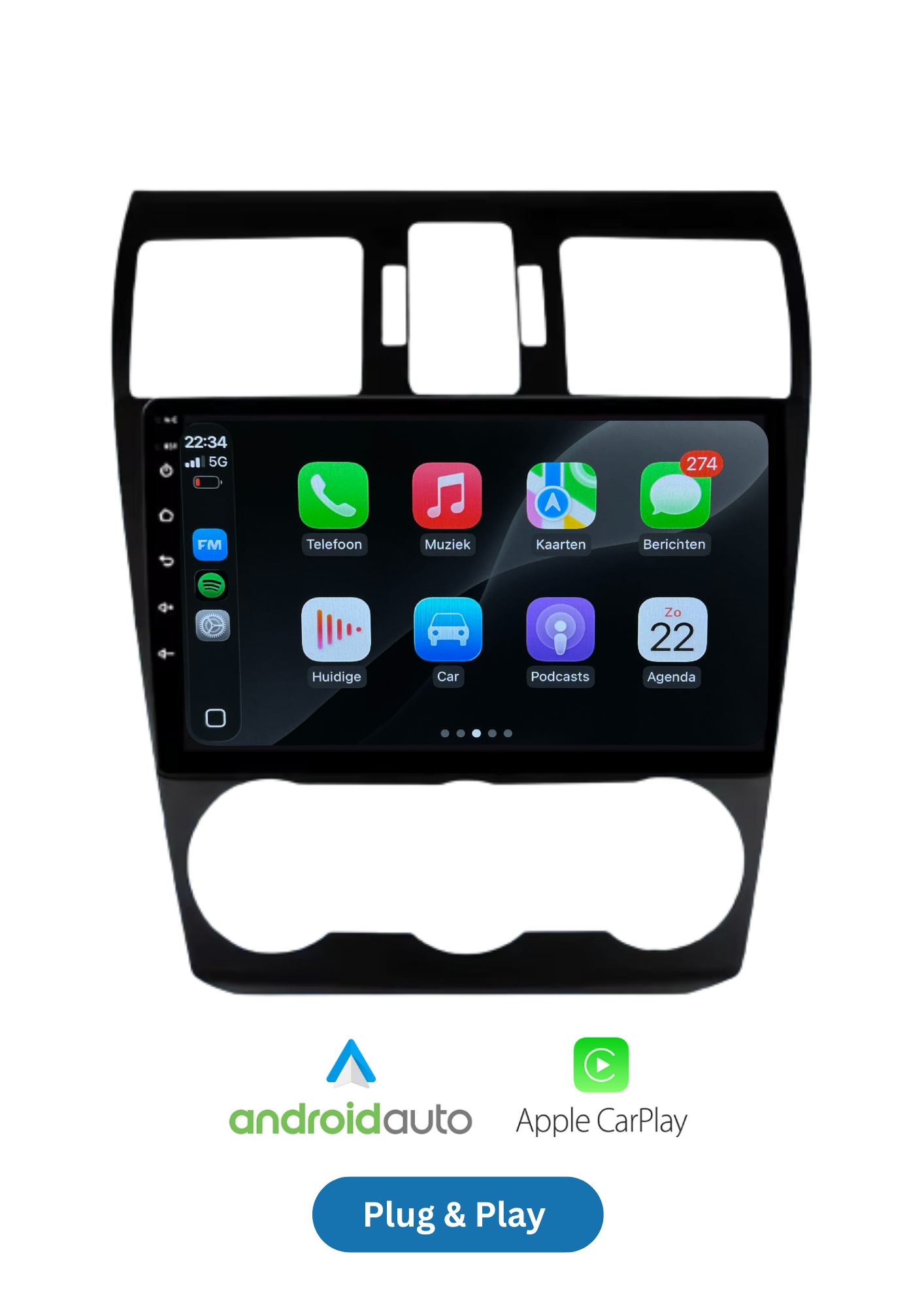 Subaru XV / Impreza / MK4 / Forester | CarPlay & Android Auto | 2012-2018 | 64GB
