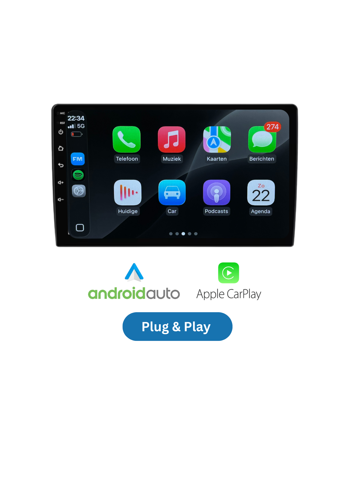 Peugeot 207 207CC | CarPlay &amp; Android Auto | 2006–2015 |