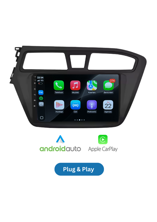 Hyundai I20 | 2014-2019 | Draadloos Carplay & Android auto | 64GB