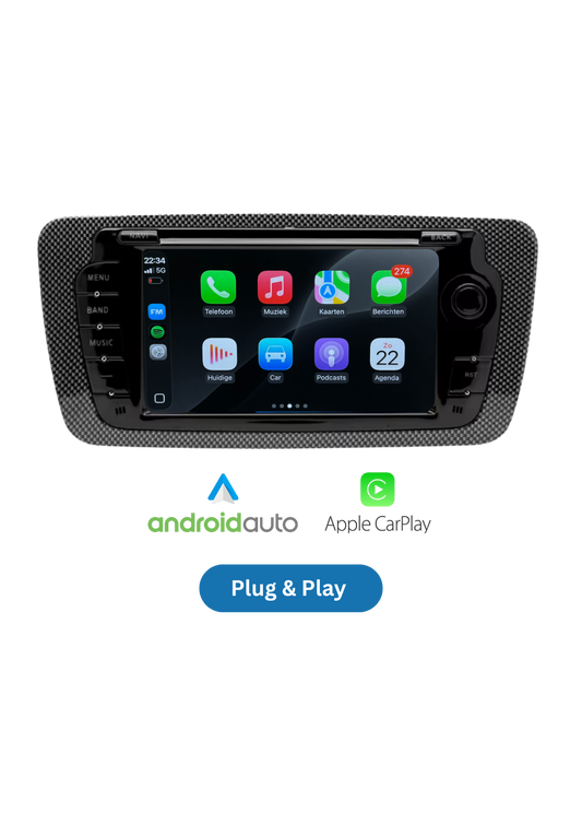 Seat Ibiza 7 Inch - CarPlay & Android auto - 64GB