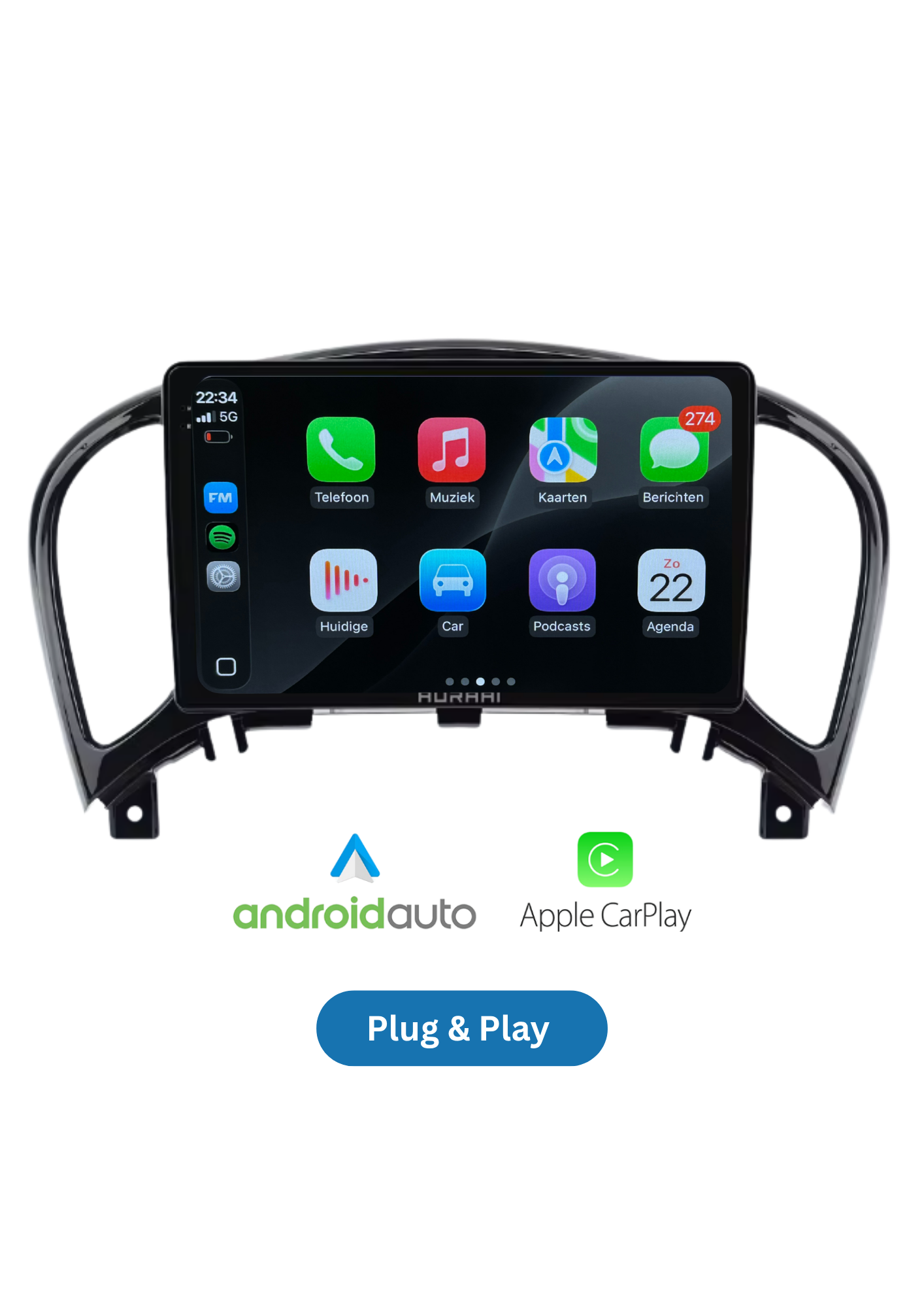 KIA Picanto | CarPlay &amp; Android Auto | 2011–2016 | 64 GB