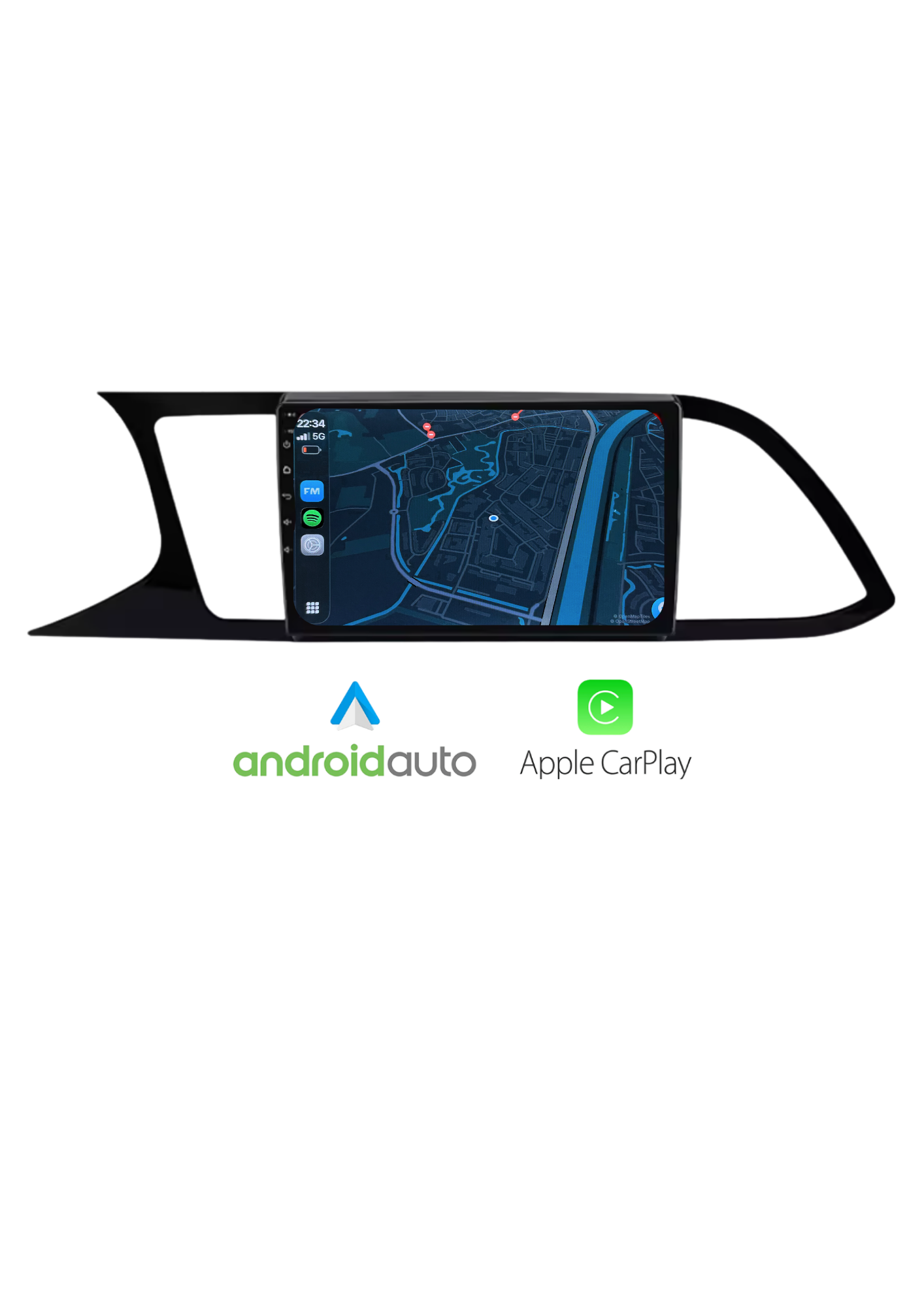 Volkswagen Bildschirm | Carplay und Android Auto kabellos | 2G-64 GB