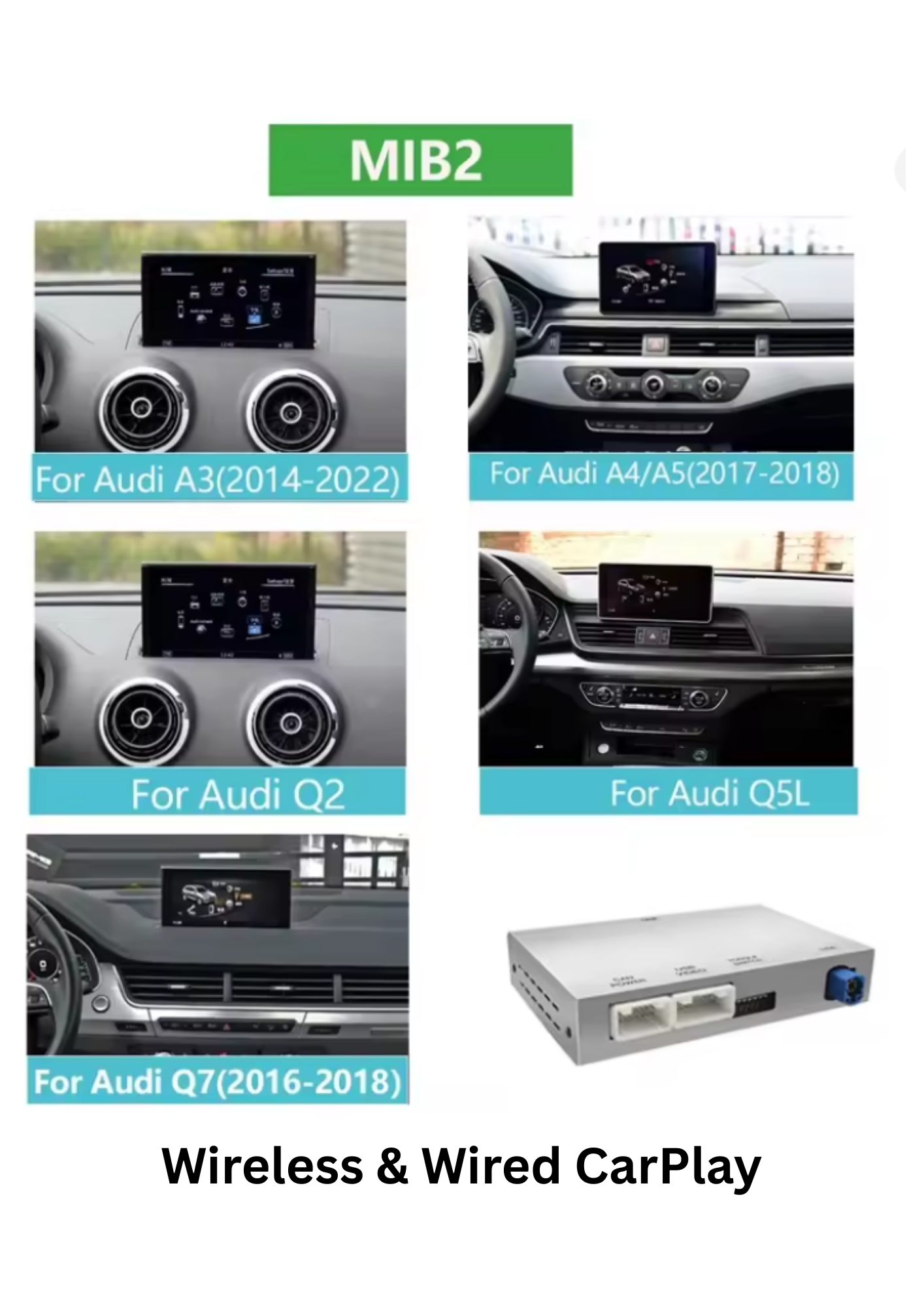 BMW NBT-Modul | Kabelloses Apple CarPlay und Android Auto