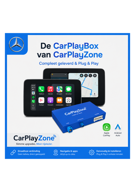 Mercedes CarPlay box | Draadloos Apple CarPlay & Android Auto