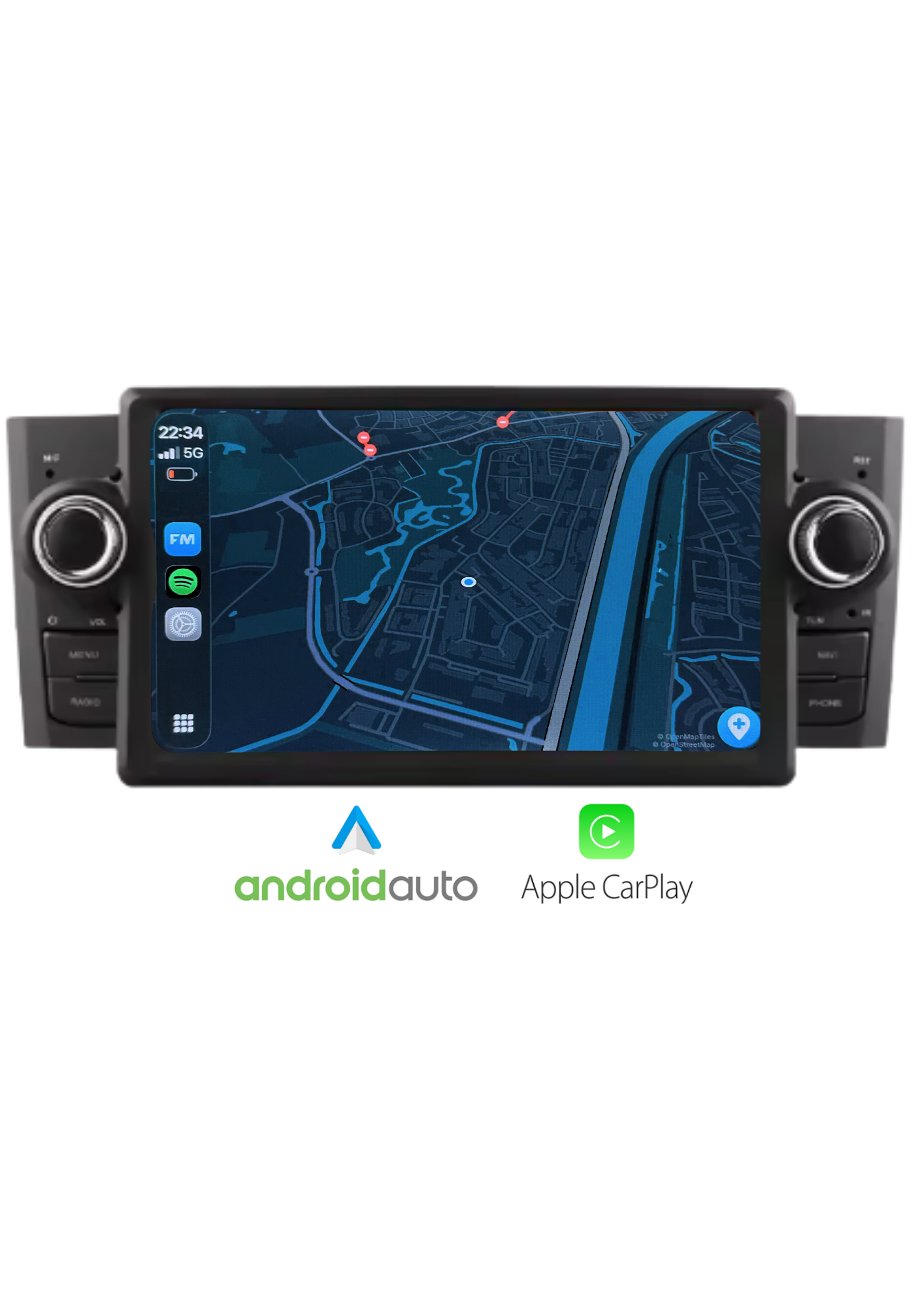 Fiat Punto | CarPlay & Android Auto | 2006-2015 | 64 GB