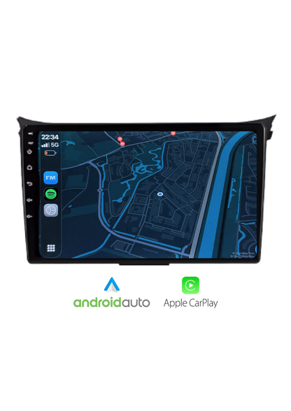 Fiat 500 Bildschirm 9 ZOLL | Kabelloses Carplay und Android Auto | 2G-64GB
