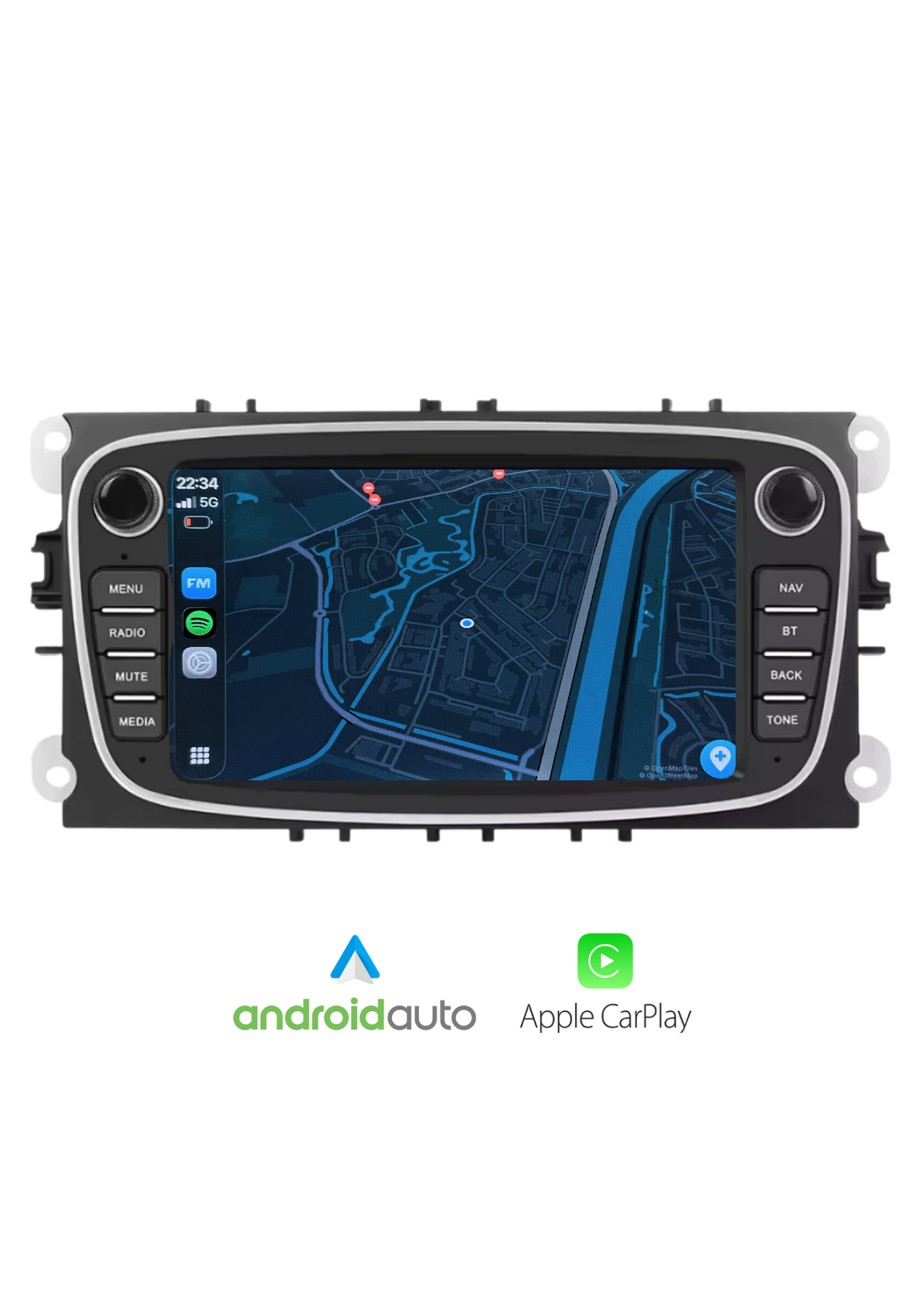 Ford Focus / Mondeo / S MAX / Galaxy / Transit / Kuga | CarPlay & Android Auto | 64GB