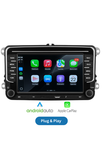 Seat scherm (New Model) | Carplay & Android auto draadloos |  64 GB