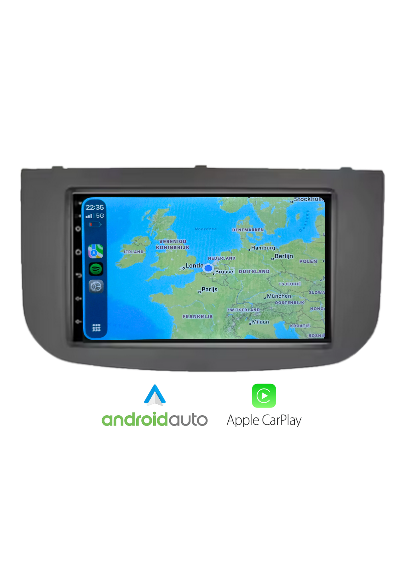 Fiat 500 Bildschirm 9 ZOLL | Kabelloses Carplay und Android Auto | 2G-64GB