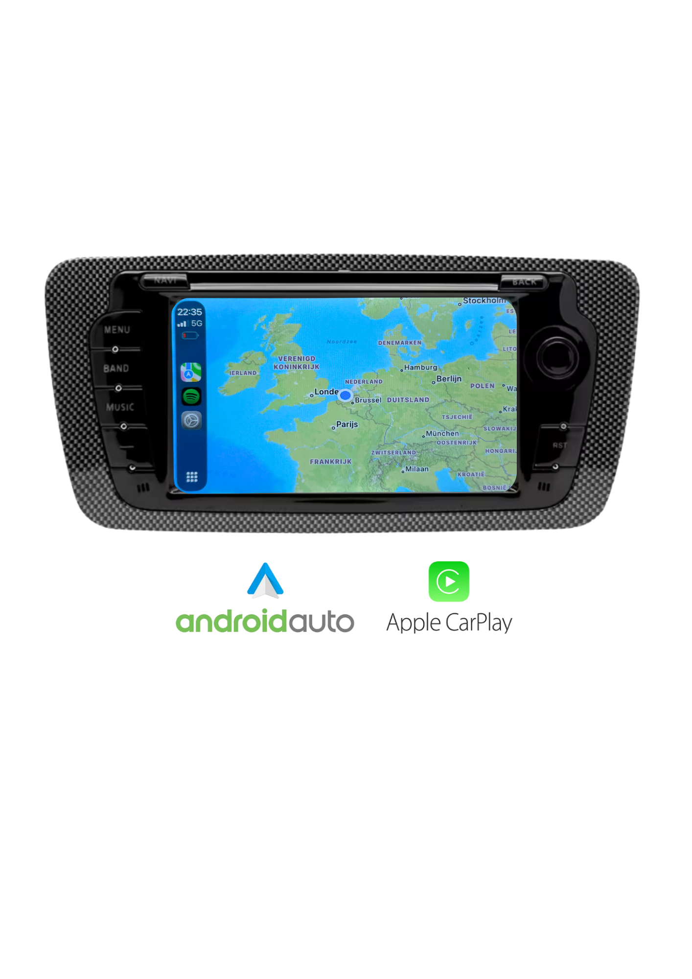 Seat Ibiza 7 Inch - CarPlay & Android auto - 64GB