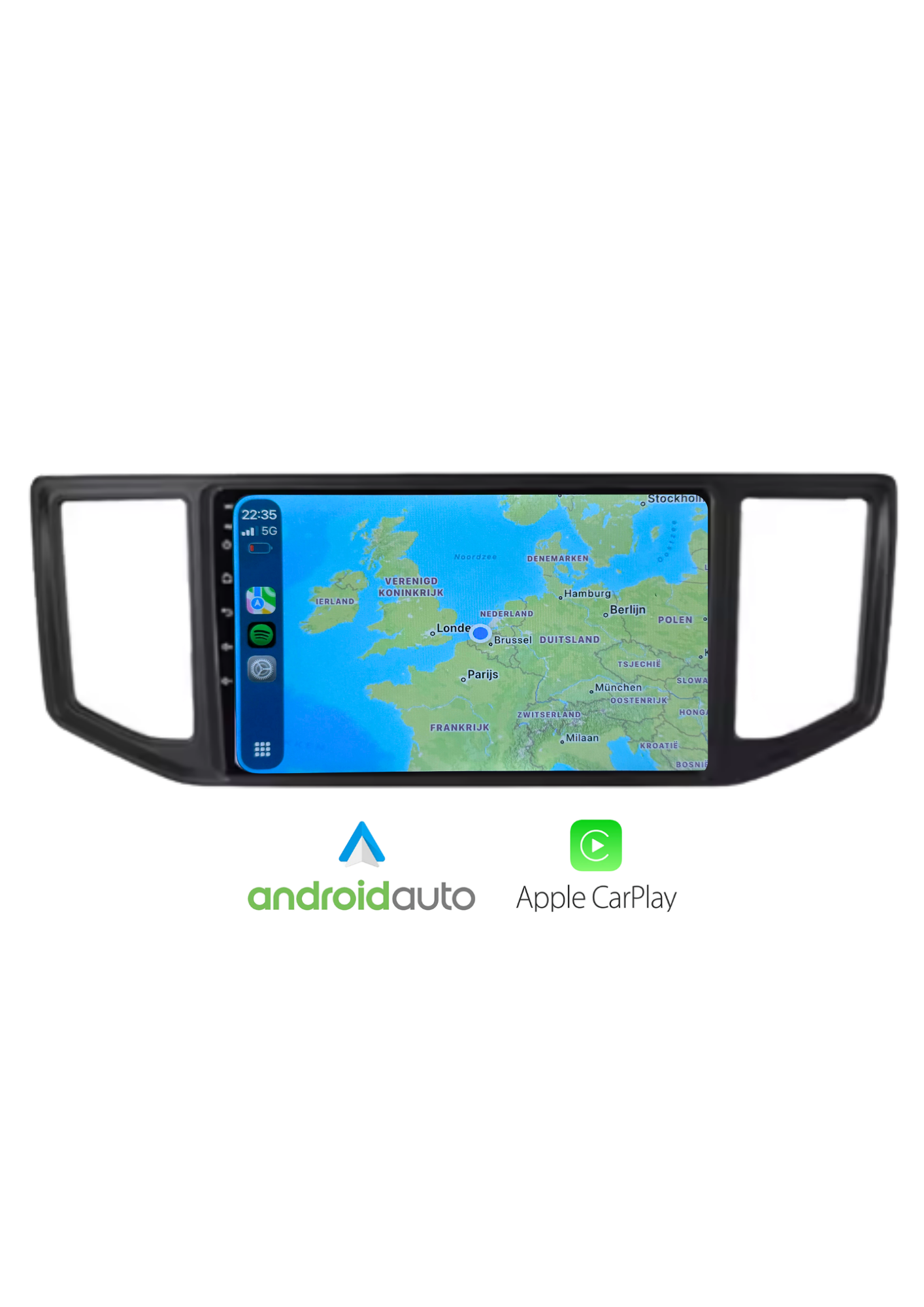 Volkswagen-Bildschirm (neuer Look) | Carplay und Android Auto kabellos | 64 GB