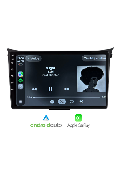 Fiat 500 Bildschirm 9 ZOLL | Kabelloses Carplay und Android Auto | 2G-64GB