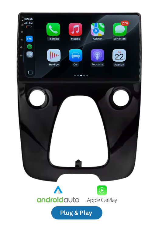 Toyota Aygo - Peugeot 108 - Citroën C1 - 2014-2020 | CarPlay & Android auto | 64GB
