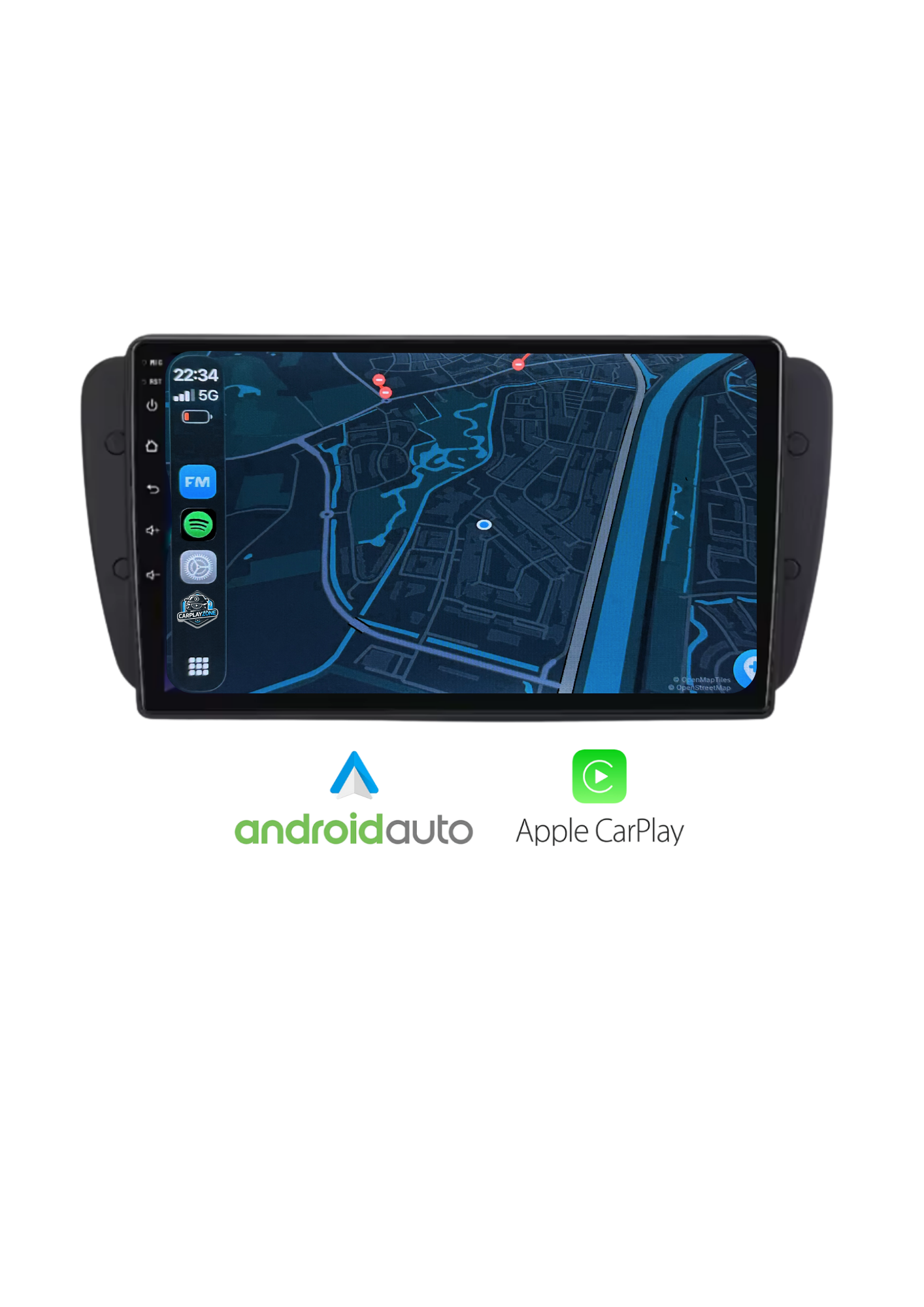 Seat Ibiza 9 Inch - CarPlay & Android auto - 64GB